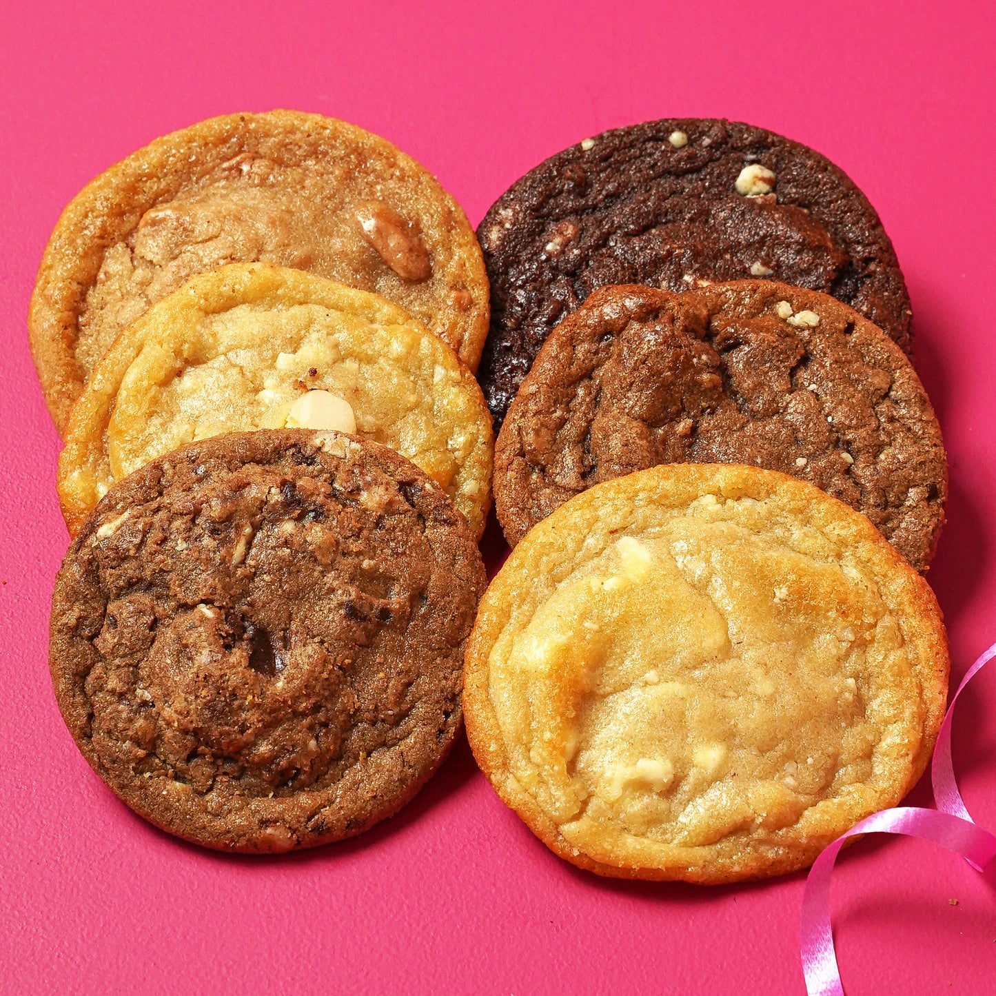 6 Assorted Freshly-Baked Cookies